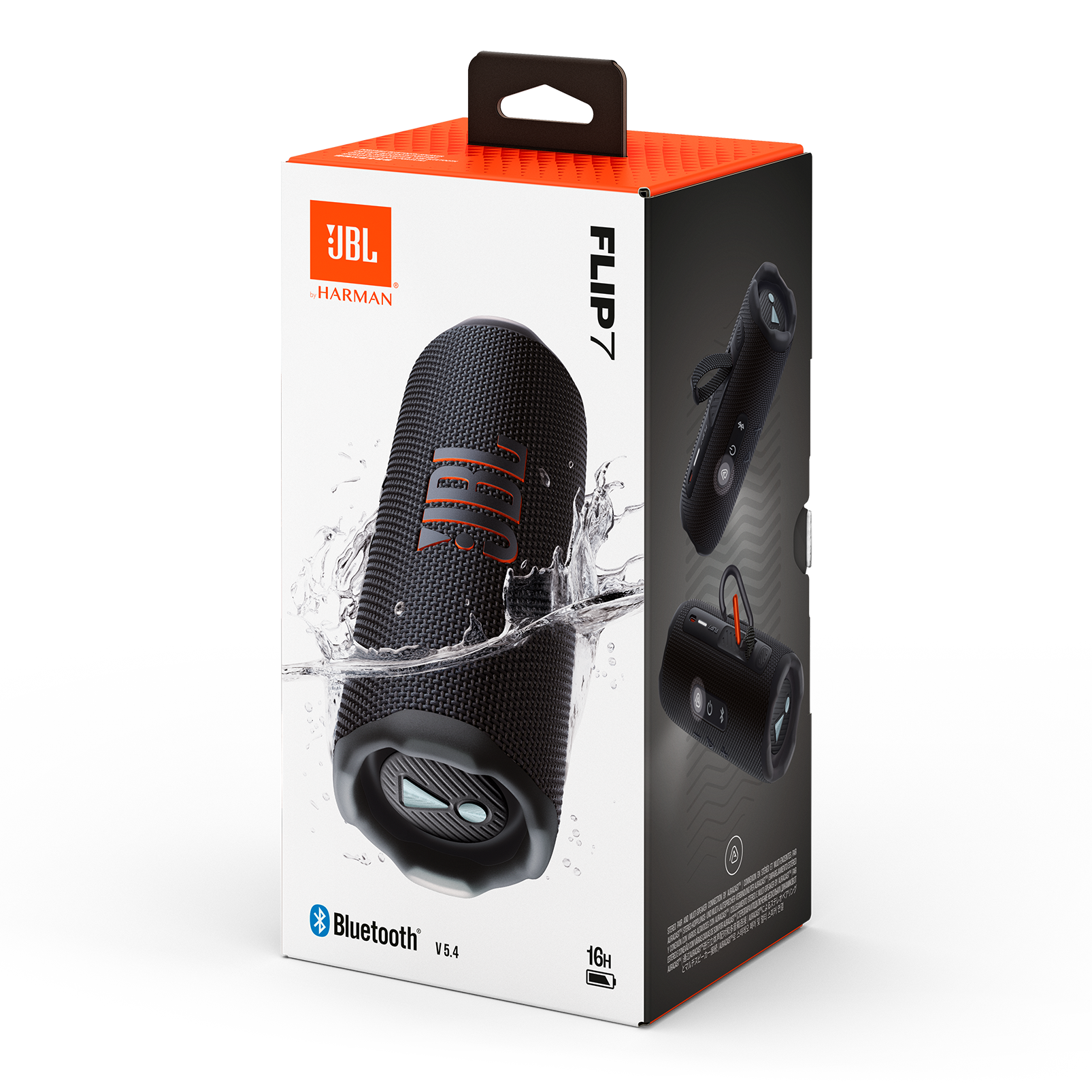 JBL FLIP 7 - Black/White JBL FLIP 7 - Black/White